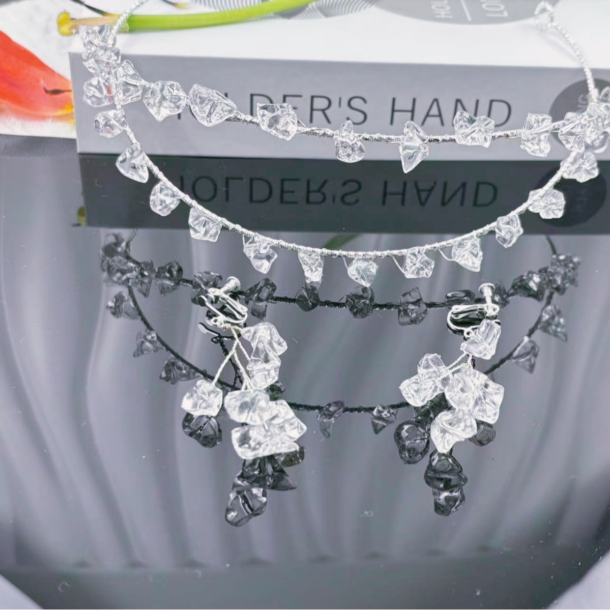 New Japanese and Korean bridal headdress Super fairy sweet crystal headband wedding wedding dress hair accessories ball style makeup shooting