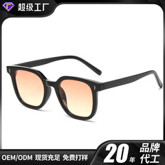 新型gmサングラスネット赤同モデル日落色頬紅サングラス卸売り女性モデル高品質日よけ鏡男