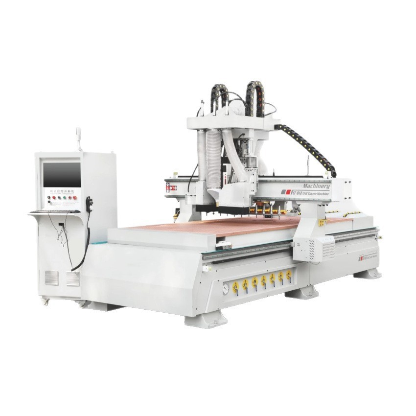 木工数控雕刻机下料机单多头数控开料中心木工机械实木开料机