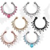 Metal nose piercing, nose clip, accessory, wholesale