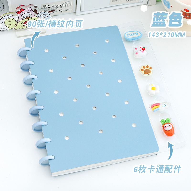 Transfronteriza dedicada a hongos agujero de botón libro de hoja A5 cuaderno B5 cuaderno de notas bobina libro de diario subfábrica