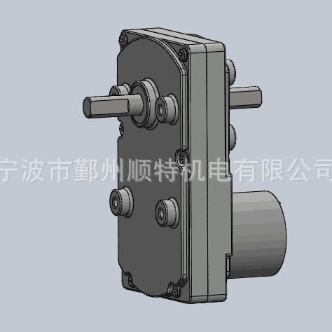 FC-3530  530短小型齿轮减速电机 低速马达 方形  7字型  双出轴