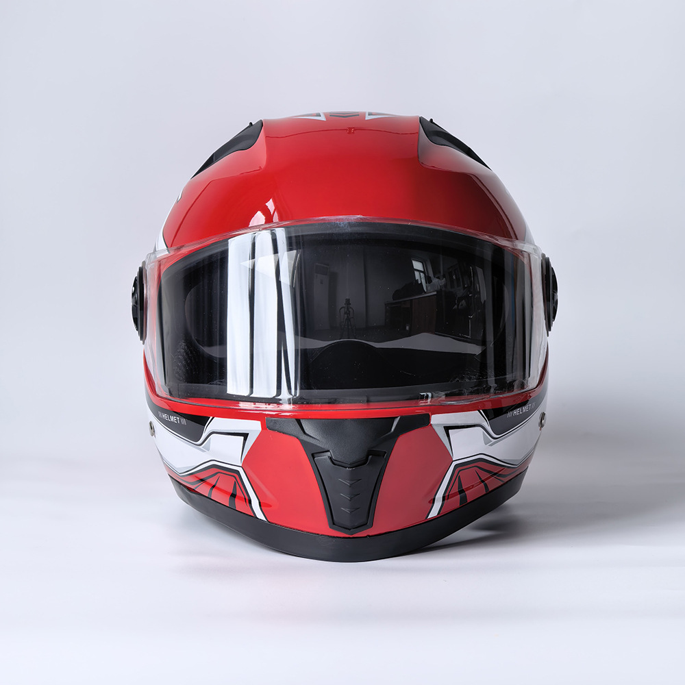 Motorcycle helmet, electric vehicle helmet, riding safety helmet, unisex, dual-lens full-face helmet 108