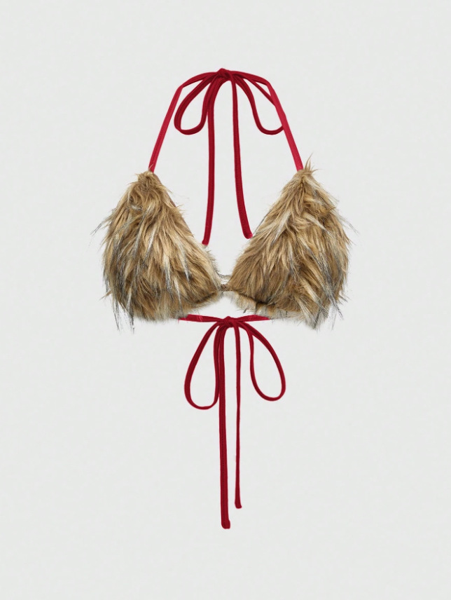 Verano estilo europeo y americano nuevo Y2K punto de onda sexy cabello caliente cabello perforación cabello desnudo back bikini vestido split set