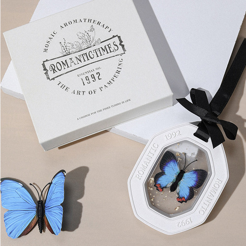 Real flower wardrobe wardrobe sachet car aromatherapy wax tablet pendant deodorizing lavender clothing sachet dried flower