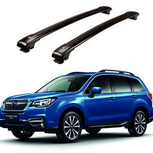 Subaru Forester 2014-2025 üçün kilidli xaç çubuqlu avtomobil dam rəfi