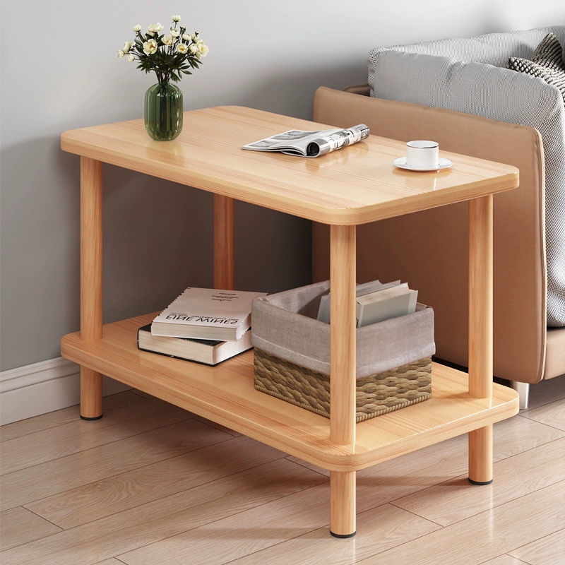 Living Room Small Table Sofa Small Coffee Table Home Simple Side Table Bedroom Bedside Table Table Storage Rack Rental House Simple