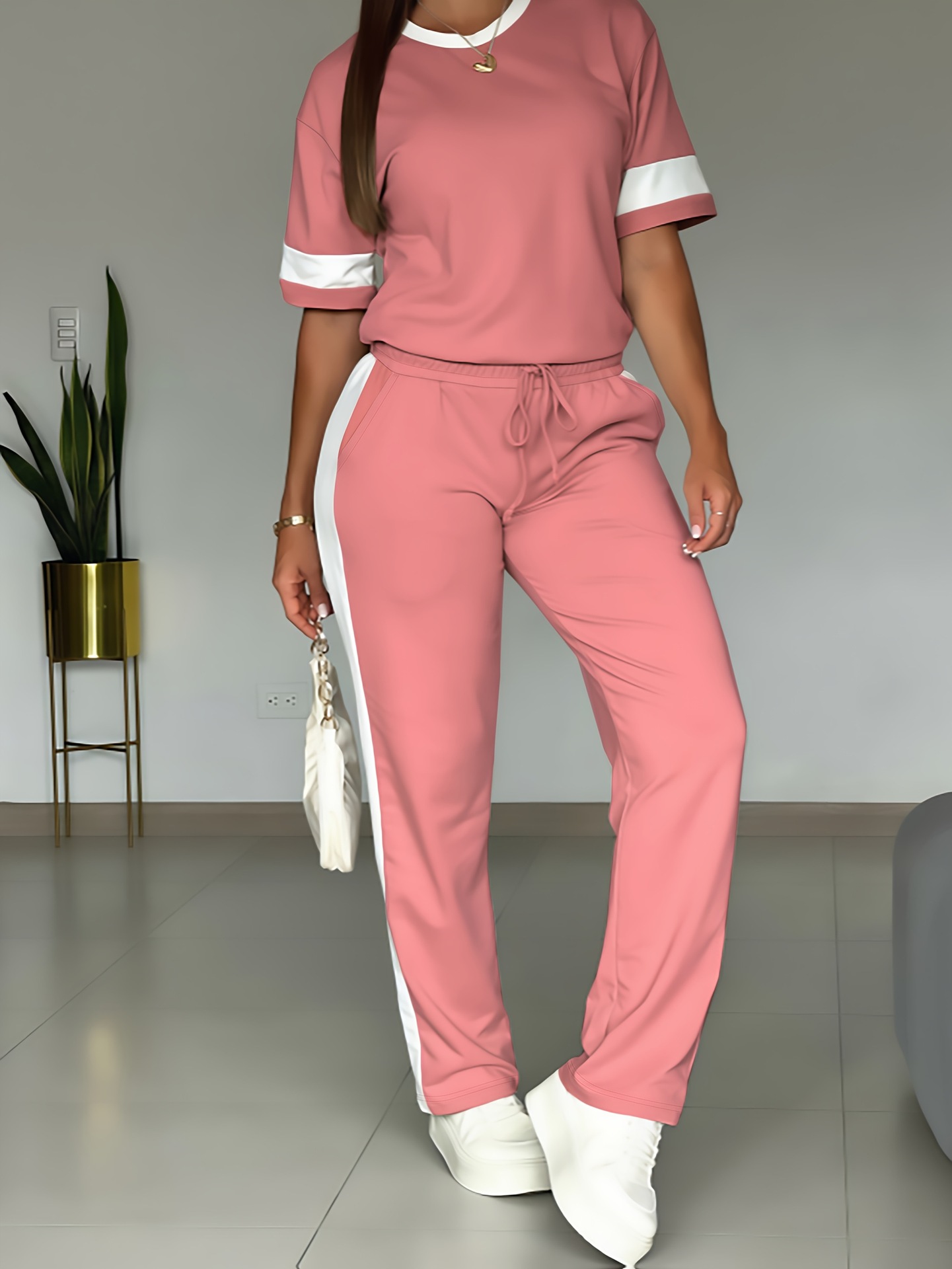 분홍색