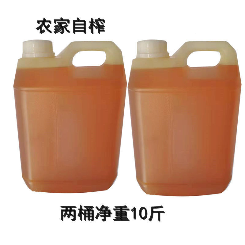 Fresh pressed peanut oil 10 pure Cooking oil Farm No add Shandong specialty Strong fragrance Cooking