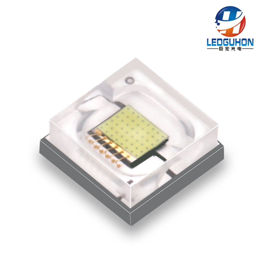 3535�̹��մ���Ƭ����520nm������̨�ƾ��۵Ƶ�о15W���ʹ�Դ