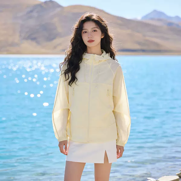 Ultra-thin ice-skin sun protection clothing for women, outdoor UV protection, couple's style, slimming and stylish, lightweight and breathable