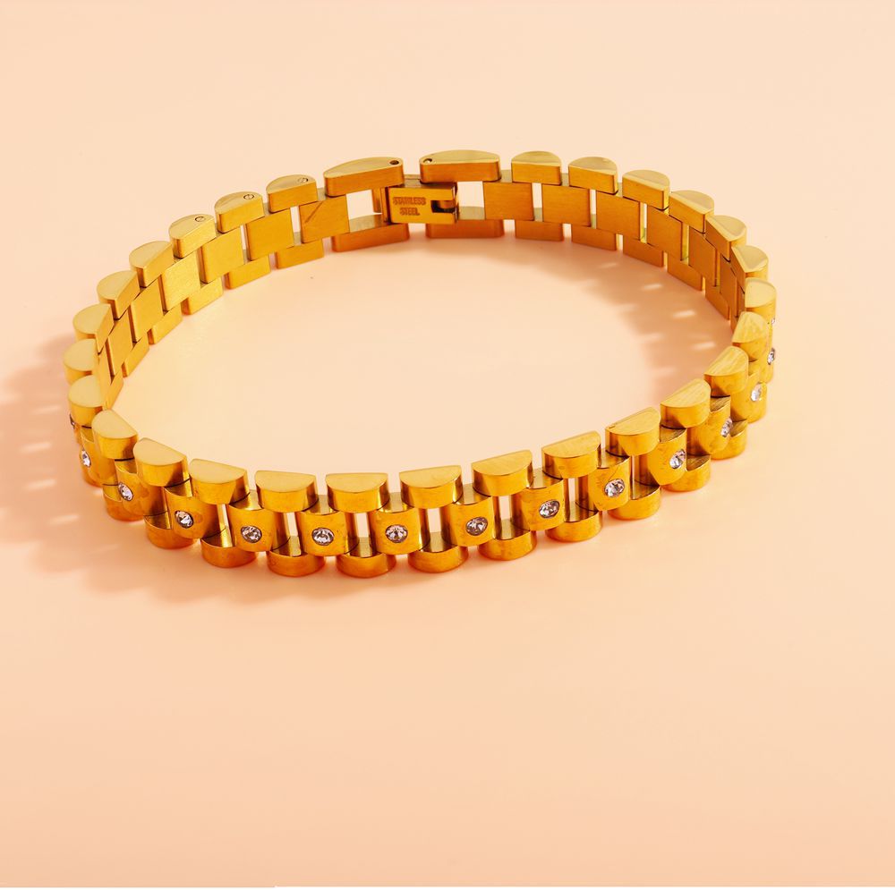 Pulsera de acero de titanio, estilo europeo y americano, ligera y lujosa, correa de reloj para hombre, pulsera de alta gama, de precisión, muy vendida en el mercado internacional.