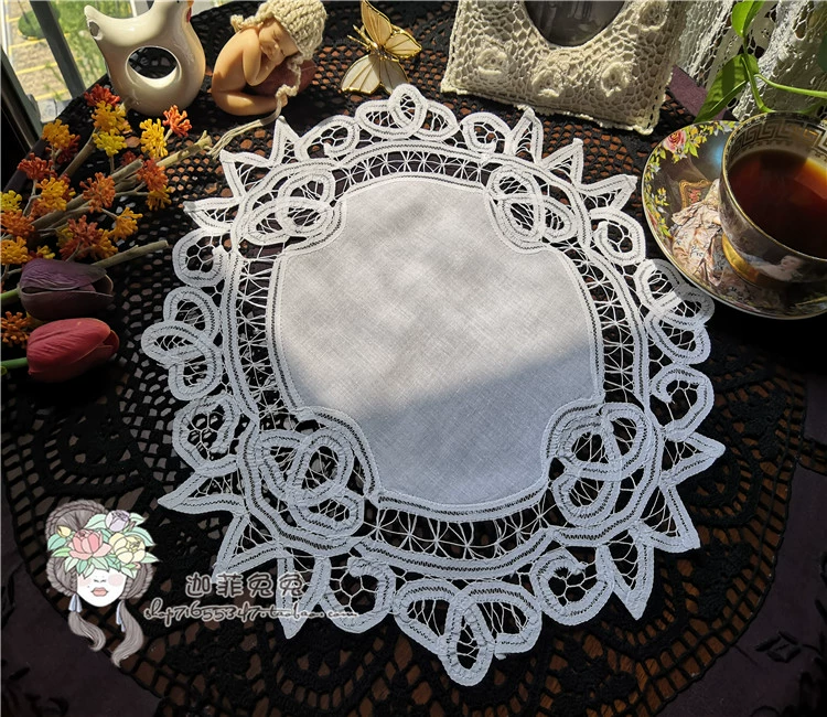 Чистый запас специальный Hui@Внешнеторговый экспорт European Cotton хлопок, Handmade Bai Lai подушка подушка с цветами круглая