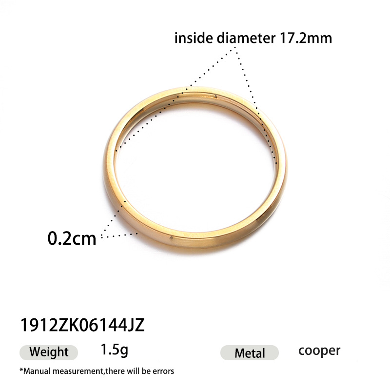 Anillo de acero inoxidable de oro de 18 quilates, diseño de nicho femenino, joyería de moda para mujeres, anillo de acero de titanio universal