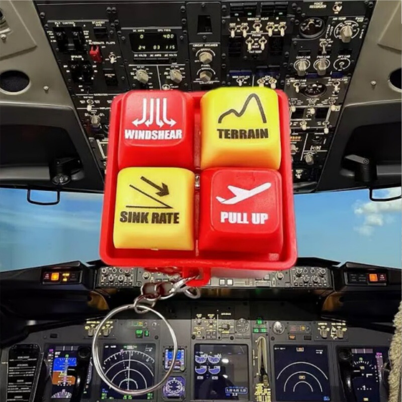 Cross-Border Hot-Selling Egpws Warning Sound Simulator Pilot and Crew Alarm Keychain Pendant Cross-Border Hot-Selling Egpws Warning Sound Simulator Pilot and Crew Alarm Keychain Pendant