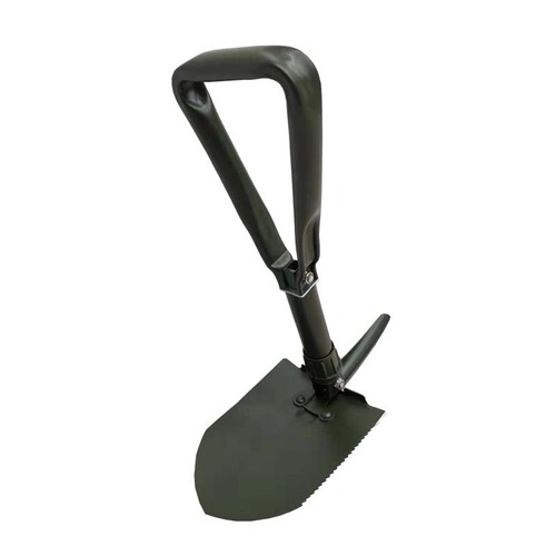 Cross-border wholesale large folding engineer shovel, vehicle emergency rescue outdoor shovel, Amazon best-selling multi-purpose shovel