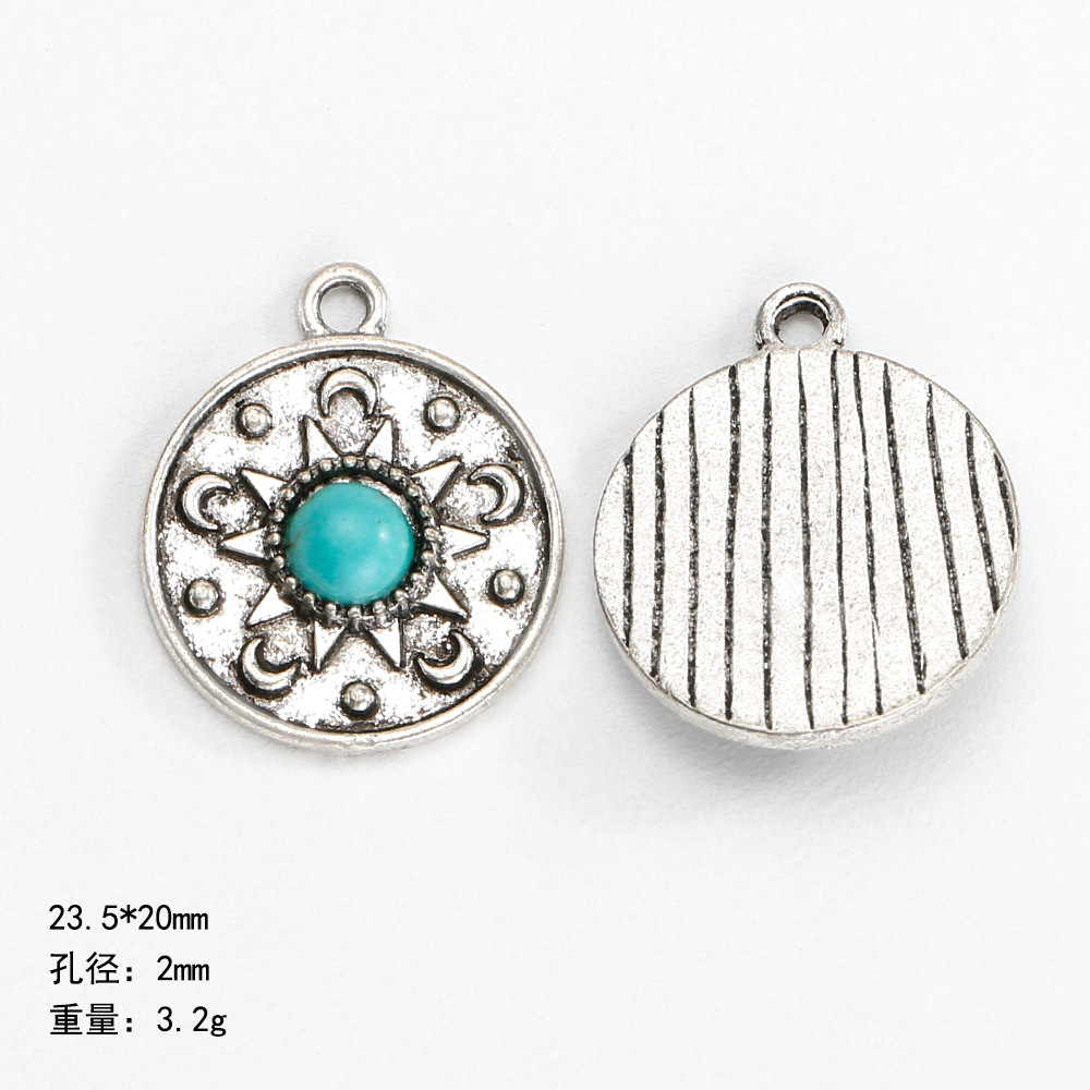 Transfronterizo europeo y americano personalizado estilo étnico bohemio turquesa con incrustaciones de collar pulsera DIY accesorios de la joyería Accesorios