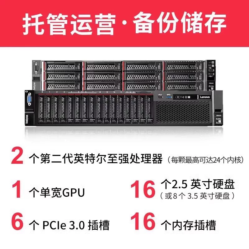 Подходит для Lenovo 2U раковый сервер-хост SR650 SR658 хранение база данных золотой сервер