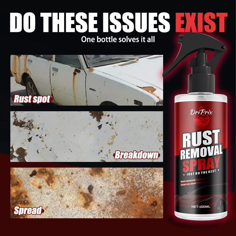 Driprix Wheel Rust Removal Cleaning Spray Wheel Maintenance Car Wheel Cleaner Exclusively for Cross-Border Supply