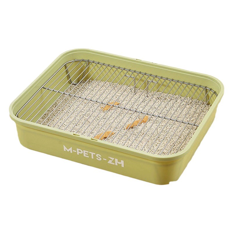 Собака Туалет анти-шаг дерьмо собака горшок маленький средний собака дерьмо мочеприемник собака песок бассейн из нержавеющей стали корги плюшевый туалет для собак