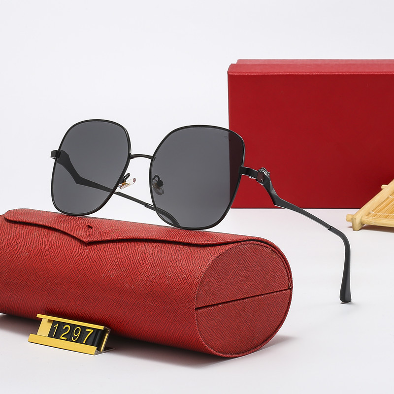 Fashion Metal Sunglasses Large Leopard Frame For Men And Women_voghion.com