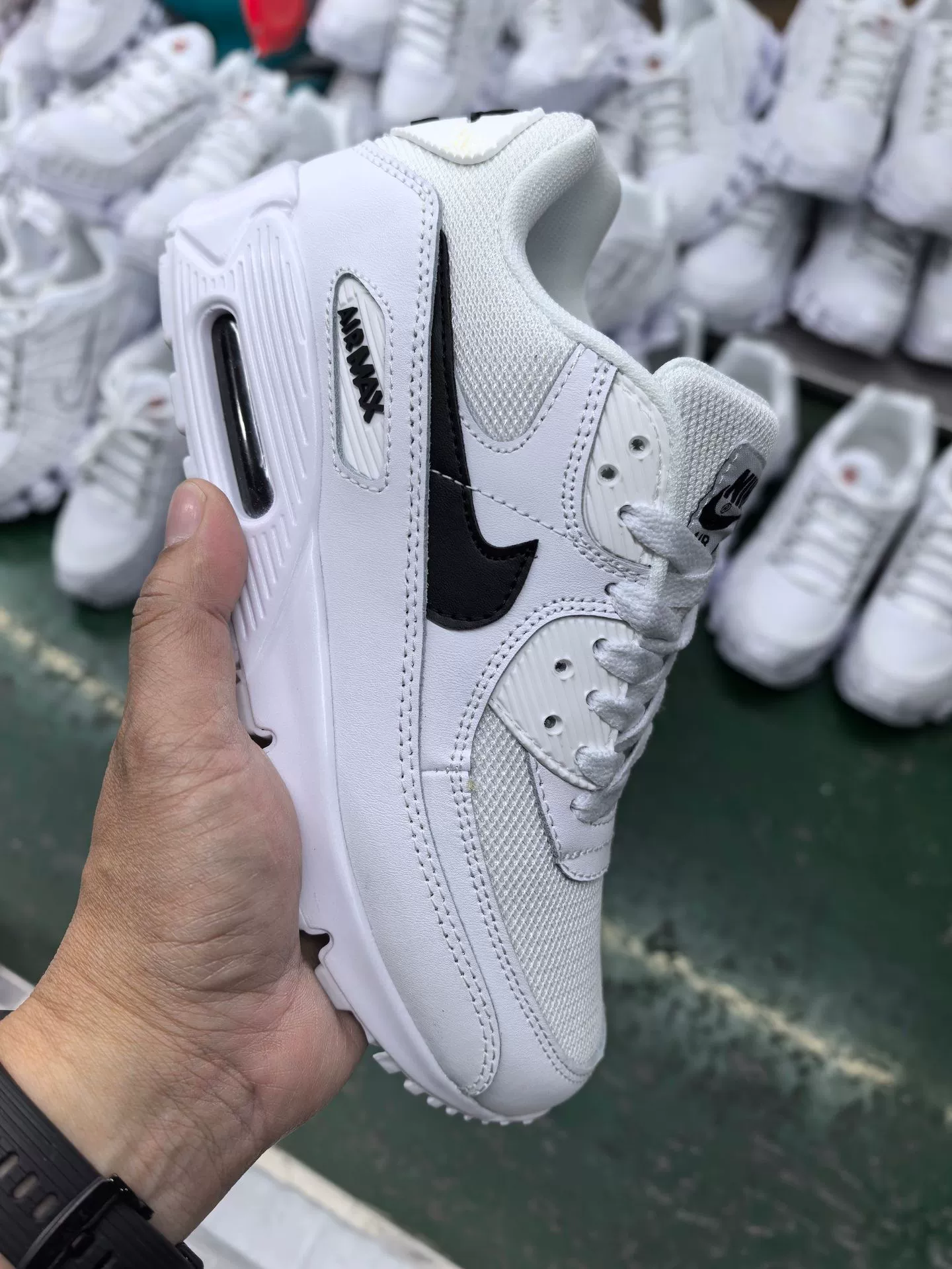 Кросс-граничная внешнеторговая Путянь обувь Air Max90 воздушная подушка сетчатые повседневные спортивные кроссовки европейский стиль высокий уровень спортивной обуви