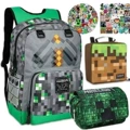 Gray Pickaxe Bag Mosaic Pencil Bag Lawn Meal Bag 2 Pack Sticker