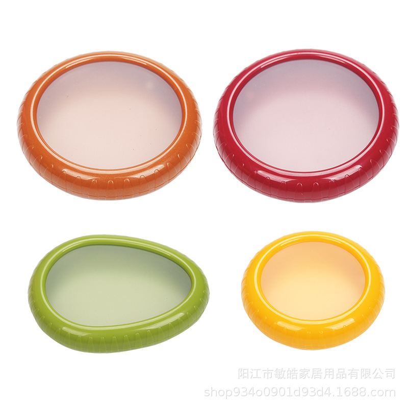 Juego de caja de conservación de frutas y verduras de película transparente, limón, aguacate, tomate, cebolla, refrigerador, caja de almacenamiento de congelación