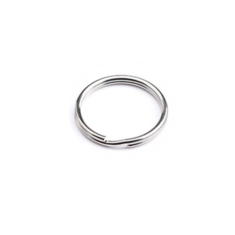 Spot direct sales new 25mm aperture key ring 30 stainless steel high-grade key ring 8 metal nickel plated ring ring 1