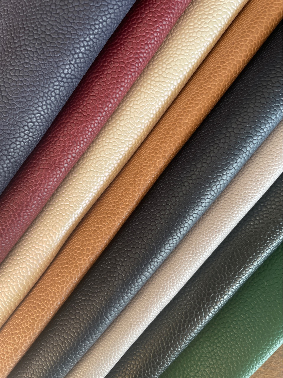 意大利胎牛鱼子酱篮球纹小香原版小球纹真皮皮料箱包饰品手工DIY