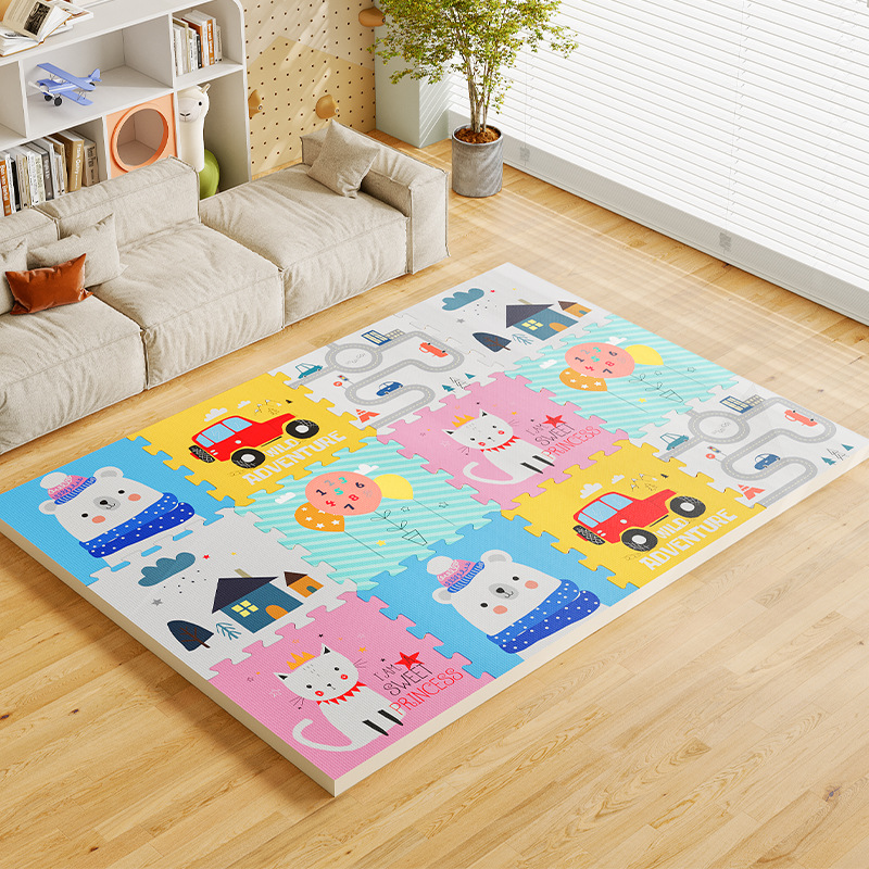 Cojín de escalada de empalme XPE engrosamiento bebé inodoro alfombra de escalada para niños hogar sala de estar 2CM alfombra para bebé