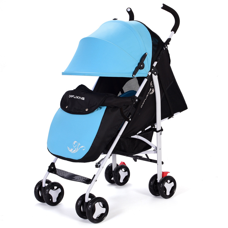 Cochecito de bebé puede sentarse y mentir paraguas de bebé coche súper ligero plegable niños BB caminando bebé artefacto cuatro estaciones
