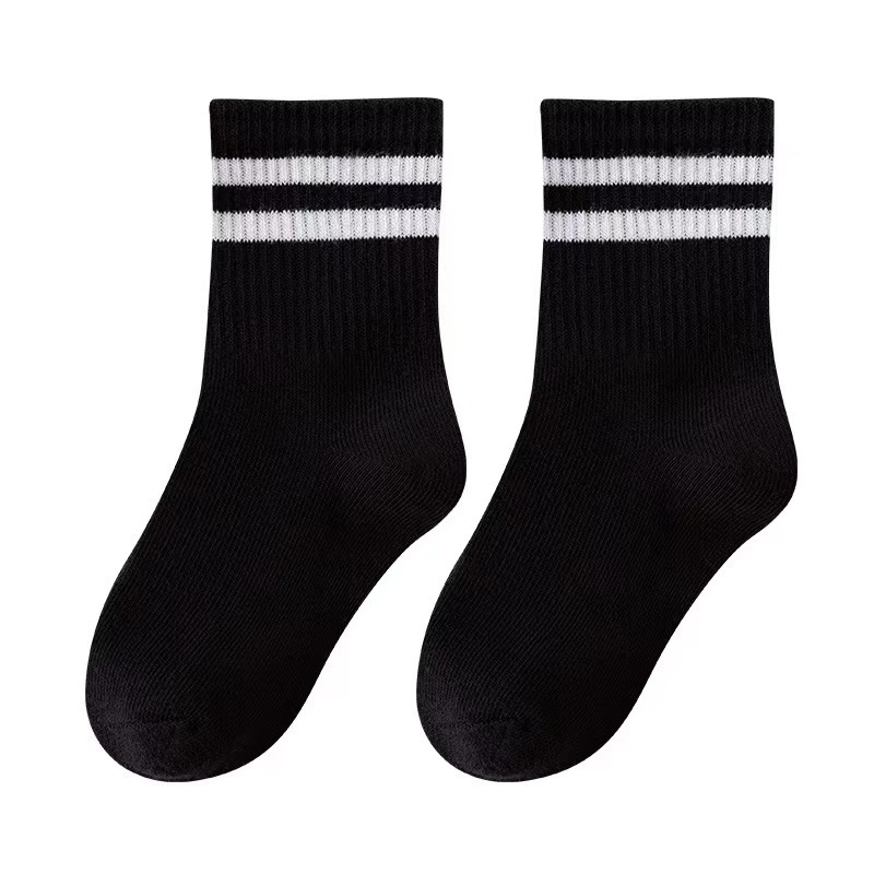 Children's demi-season solid color socks for students for men and…
