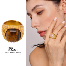 ŷ�� �����»���ʯ��ָ�йž��������18K��������鱦��������