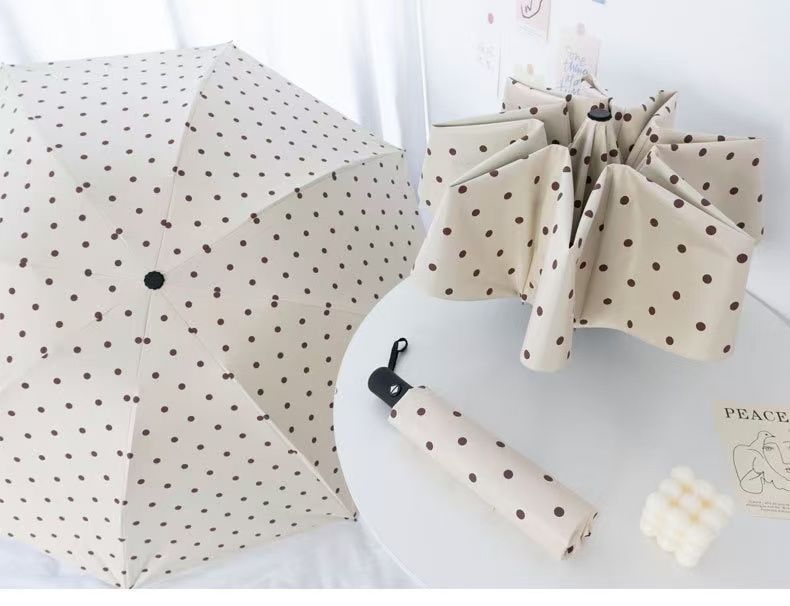 Paraguas Plegable Automático para Sol y Lluvia con Protección UV