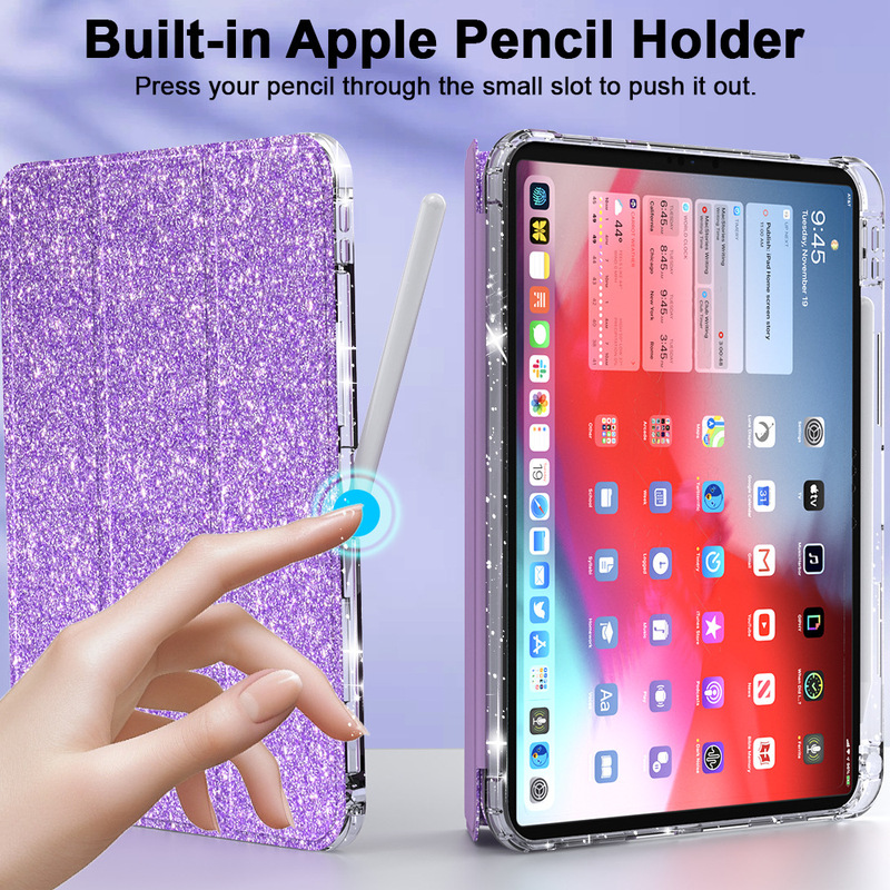 Glitter 70% off Stack Fashionable and Simple Suitable for Ipad10 Tablet Case Ipad11Th Anti-Wear Stand Protective Cover