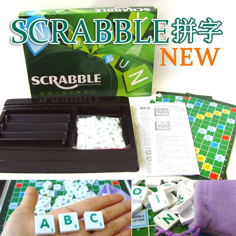 SCRABBLE GAME English Scrabble Desktop Games Learning English Intellectual Toys Desktop Games