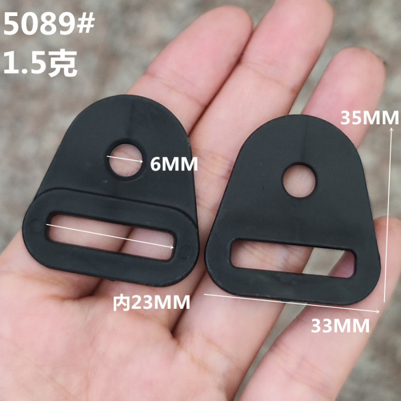 黒と白のプラスチックナイロン S クローズドフック楕円形ダブルシングルヘッドオープン可能な小さなフック 9 フィギュアフック|undefined