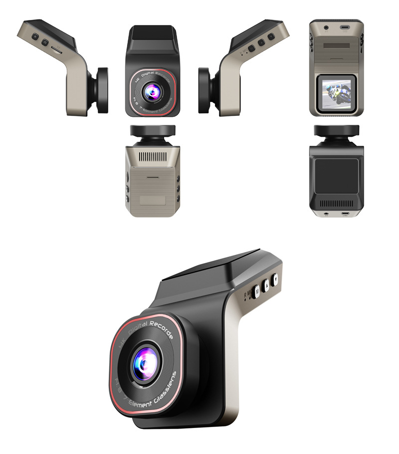 Wifi Driving Recorder Parking Monitoring 2K Front and Rear Dual Lens Reversing Image Car Collision Sensor Recorder