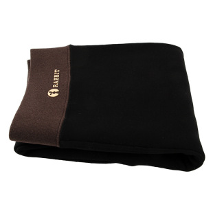 Heavy 400g super thick cotton soft one-line crotch small black pants women's bottoming one-piece warm pants winter slim warm