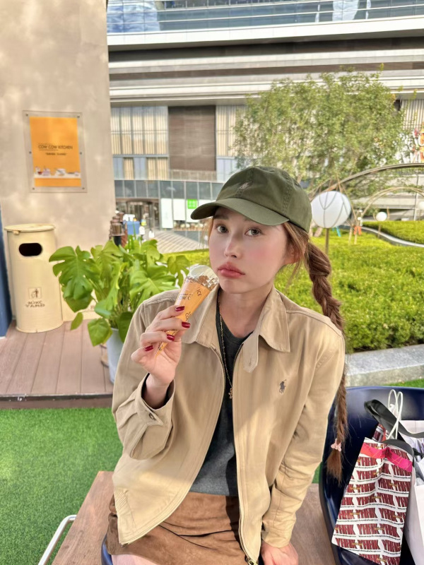 现货高版本RL拉夫刺绣小马标亚麻短外套女薄款翻领老干部夹克衫女|undefined