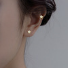 Screw, universal earrings for sleep, Korean style, simple and elegant design