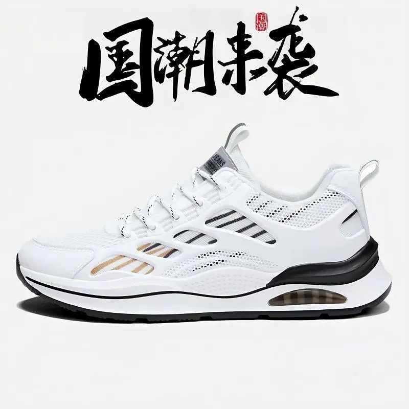 Summer Breathable Platform Sneakers, Unisex, Mesh Upper, Casual Running Shoes
