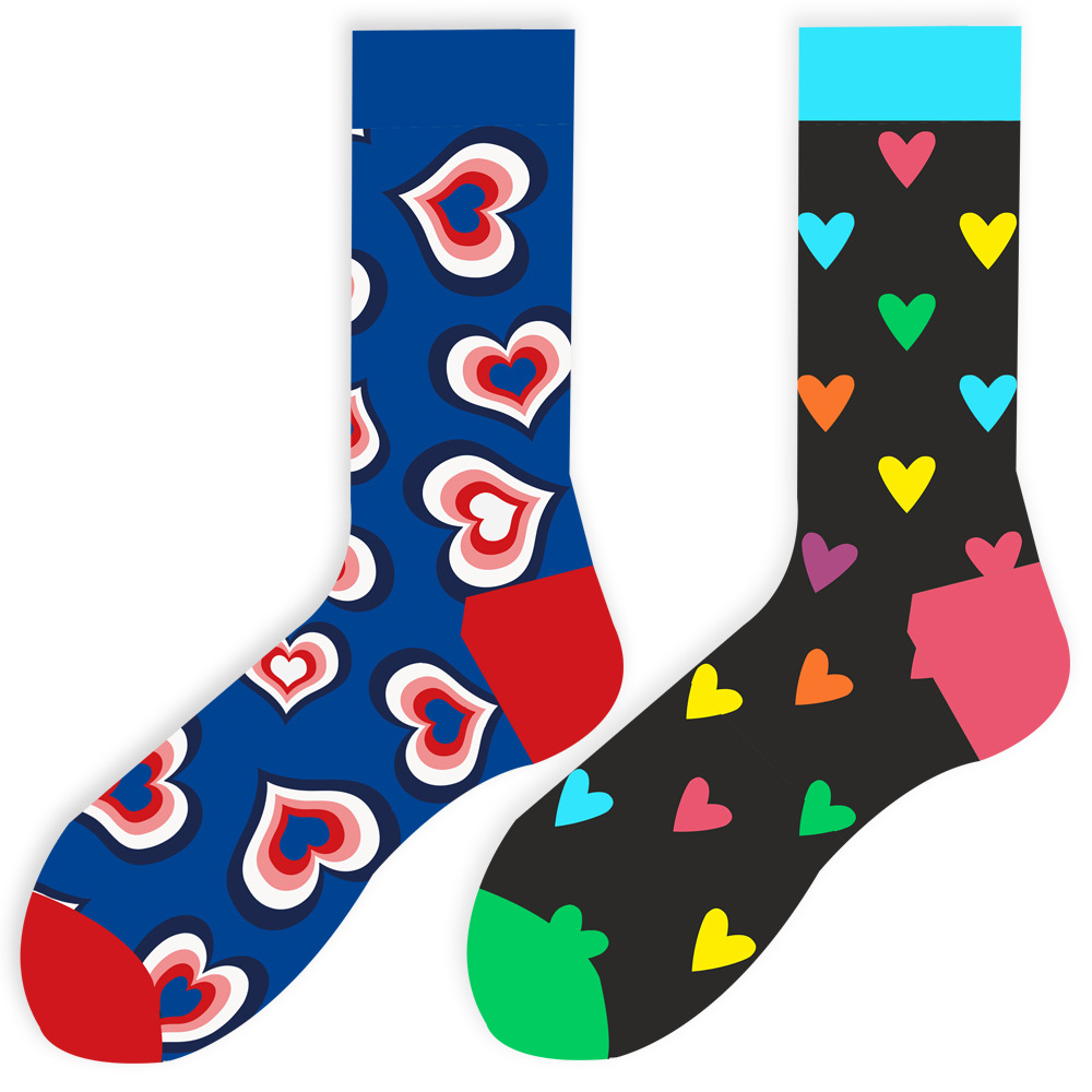 Socks Lingerie Type 20 Pairs Cute Sweet Women's Heart Shape Polyester Cotton Polyester Crew Socks
