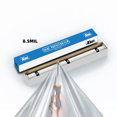 XBEI self-healing anti-yellow car film 8.5mil PPF transparent TPU hydrophobic gloss anti-fouling PPF film 1.52*15m
