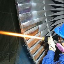 汽轮机末级叶片防腐耐蚀喷涂 超音速喷涂核电汽轮机叶喷涂碳化钨