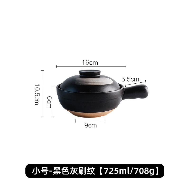 Olla de barro para uso doméstico, apta para estufas de gas, olla especial para hacer sopa, olla de barro, olla pequeña para cocinar arroz, olla de barro LOGO. image 12