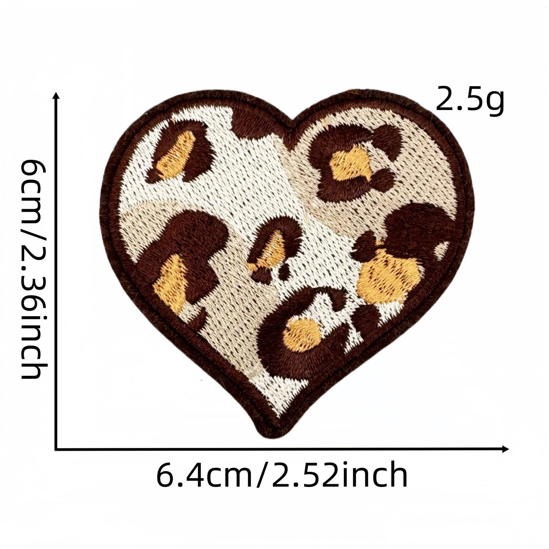 大号豹纹布贴16#