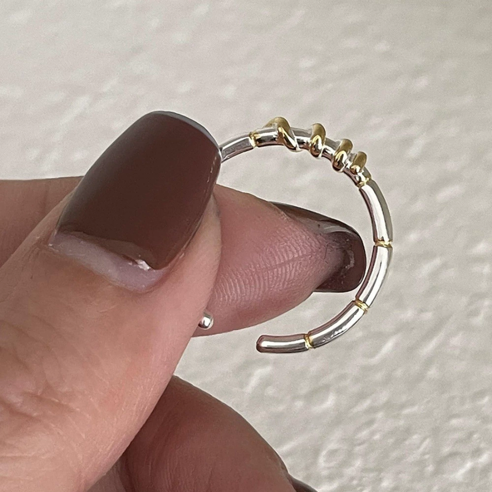 Серебряное кольцо 925 пробы, матовая отделка, стиль легкой роскоши, середний палец, не тускнеет
