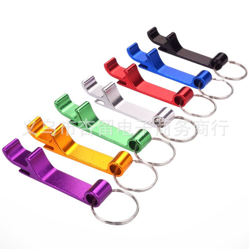 Креативная открывалка для пивных бутылок многофункциональный брелок из алюминиевого сплава с логотипом лазерный двумерный код рекламные подарки